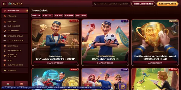Casoola Casino mobilon – bónuszajánlat