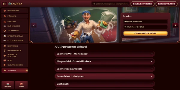 Casoola Casino mobilon – VIP-program