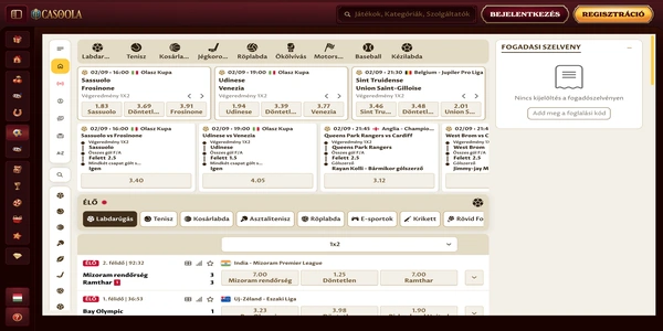 Casoola Casino mobilon – sportfogadás