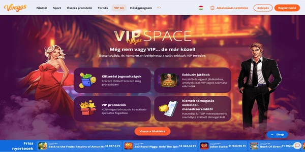 V.Vegas Casino mobilon – VIP-program